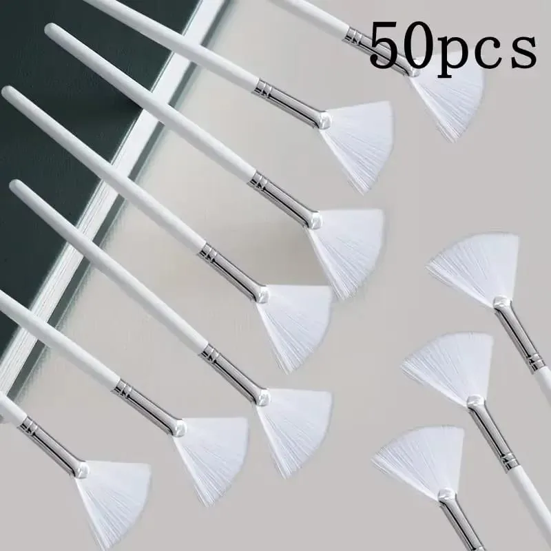DIY Face Mask Brush Set Soft Applicator Brushes Makeup Tools Includes Soft Fan Facial Brushes Acid Applicator Brush