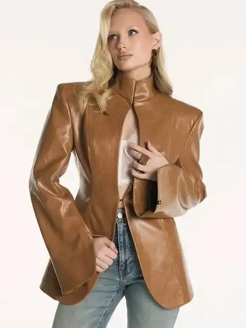 Sexy Zwarte Holle Blazer Jurk Vrouwen Elegante Volledige Mouw Schoudervullingen Cinched-taille Mini Jurk 2026 Lady Avondfeest dragen Nieuwe
