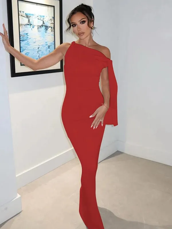 Hugcitar ファッションソリッド O ネックノースリーブパッチワークセクシーなボディコンマキシウエディングドレス夏の女性の服パーティーフェスティバルクラブ Y2K — image 15