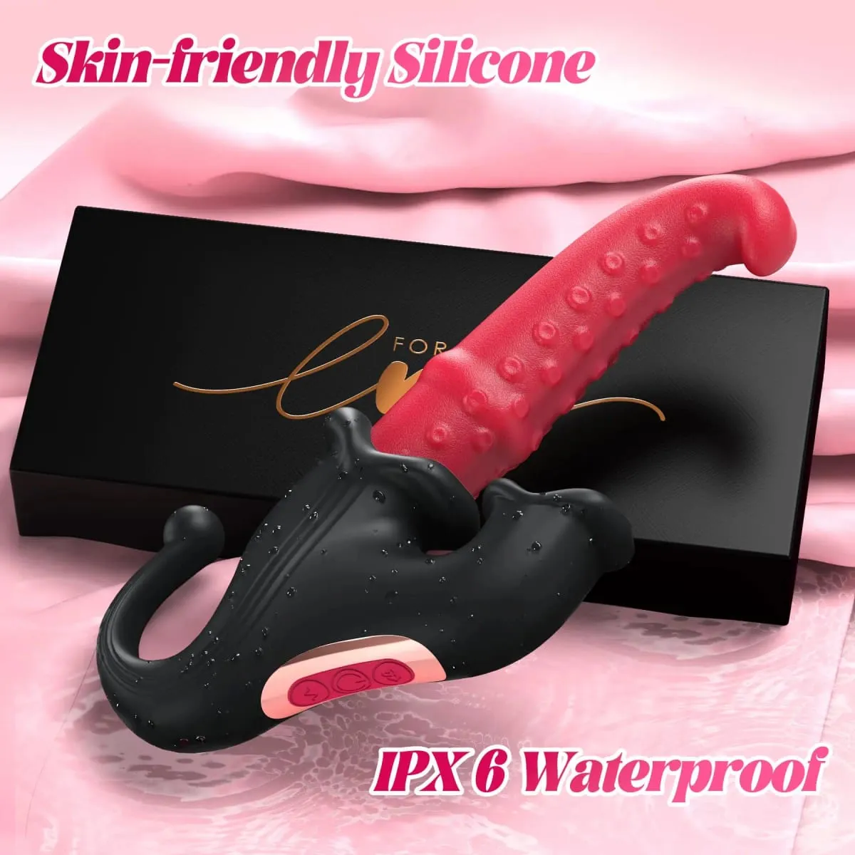 Powerful Thrusting Licking Vibrator G Spot Clitoris Stimulator Vibrating Vaginal Massager Adult Sex Toy for Women Couples
