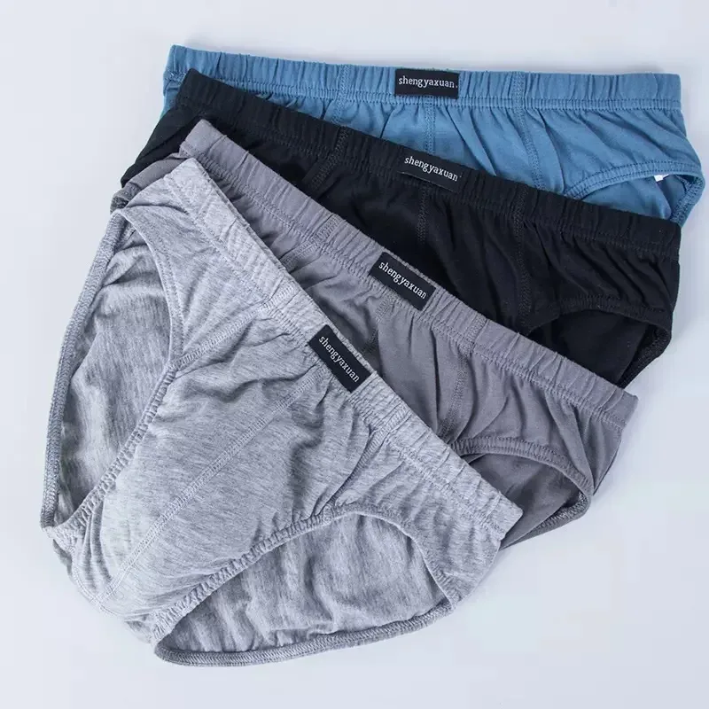 男士棉質內褲男內褲男內褲內褲褲短褲性感內褲尺寸 XL 至 6XL 2/3/4/5 件/批