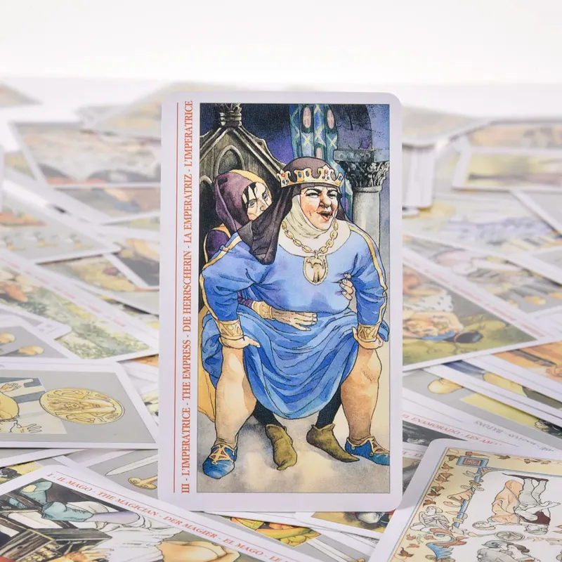 Decameron Tarot Cards Mordern Witch Angels Series Everyday Witch Oracle Cards PDF Guideboock English Board Games