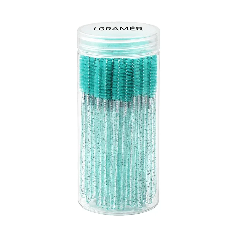 50/100 pcs Eyelash Extension Brush Disposable Eye Lashes Make Up Brushes Mascara Wand Applicator Multiple Colors Makeup Tools
