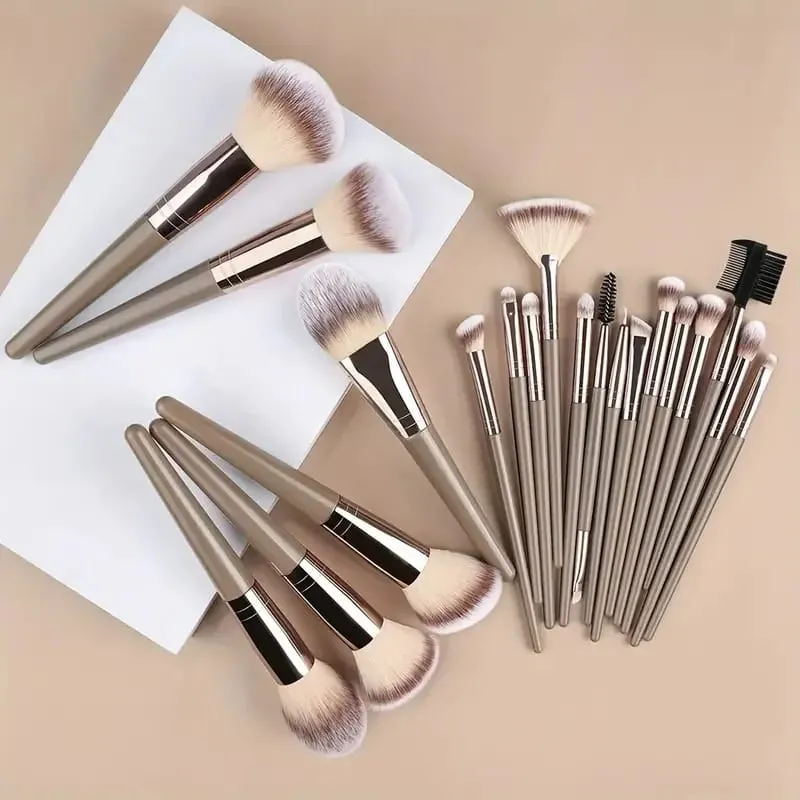 Professional 3-20PCS Makeup Brushes Set Soft Fluffy Foundation Eyeshadow Concealer Blending Blush Brush Kabuki Women Beauty Tool — image 3
