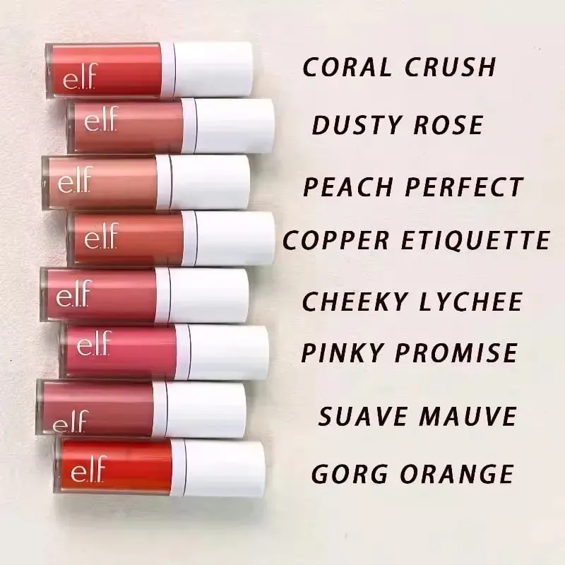 New Brand Elf Cheek Liquid Blush Lasting Moisturizing Plumping Cheeks Makeup Powder Blusher Repair Stick Easy To Color Cosmetic