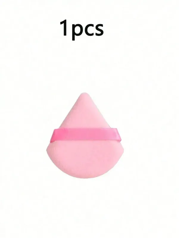 20/10/3/1pc Triangular Velvet Makeup Powder Puff Facial Powder Puff Reusable Makeup Powder Puff And Eye Makeup Powder Puff