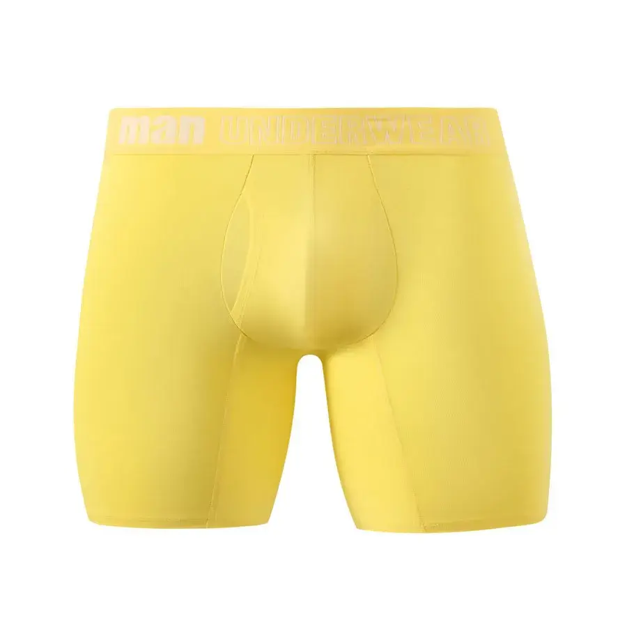 Bamboo Fiber Underwear Men Boxers and Underpants Mid Waist Panty Seamless Plus Size Boxers Shorts Open Crotch Male Panties