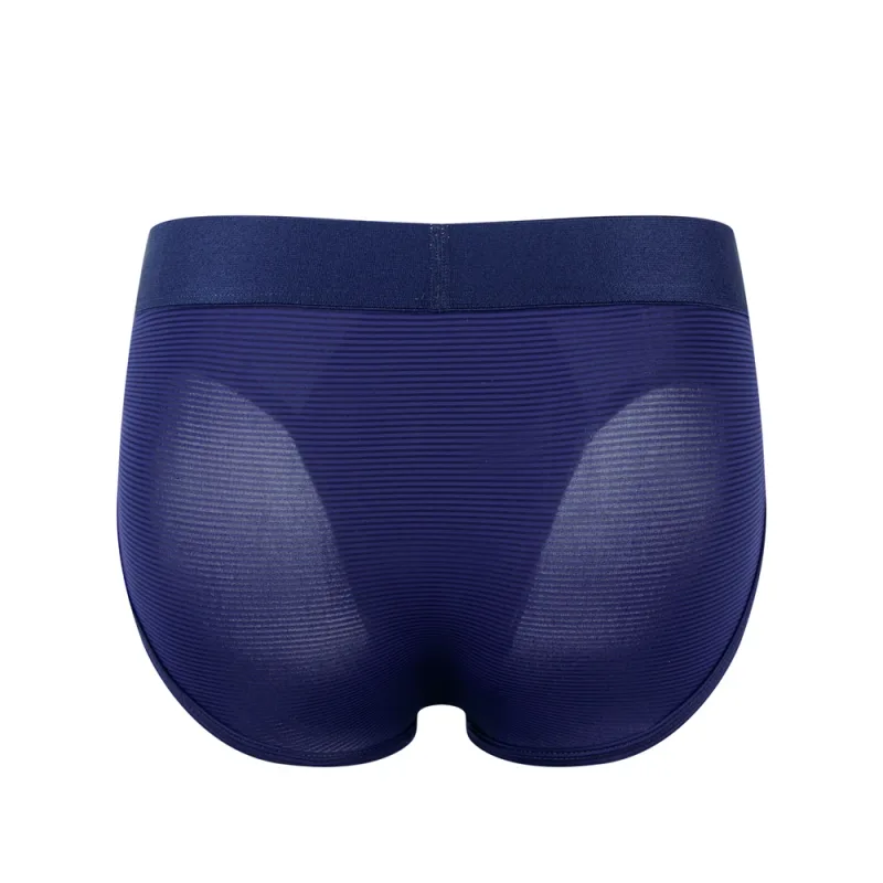 Herr Underkläder Shorts Sexig Lågformad Randig Bikini Athletic Supporters Kalsonger Sovkläder Nylon Snabbtorkande Andas
