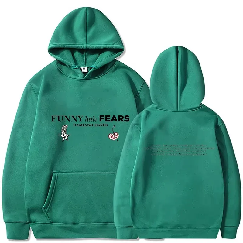 Little Fears Hoodies Men's Clothing Fashion Women Harajuku Aesthetic Graphic Hoodies High Street Sweatshirts