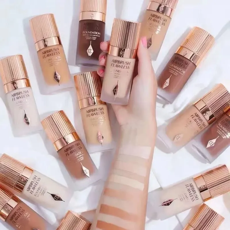 Charlotte Tilbury Concealer Foundation Contour Liquid Smooth Enhances Facial Contours Plump Makeup Long-lasting Makeup With Box