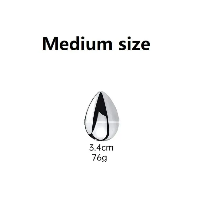 Small medium large 3 balls set metal anal hook beads head butt plug dilator prostate massager insert bdsm sex toy for male