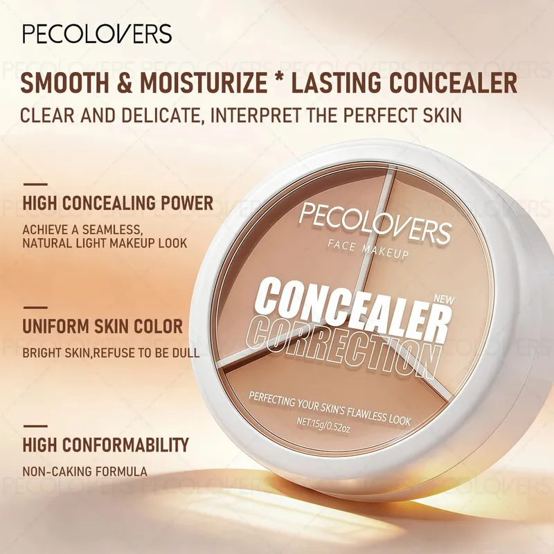 6PCS Face Set Liquid Foundation+concealer+pre Makeup Primer+makeup Tools Perfect Foundation Full Set of Face Cosmetics