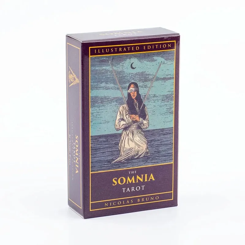 Ocean Themed Tempest Tarot Deck 78 Card Divination Set 10.4*6.1cm Beautifully Designed for Board Games and Tarot Reading