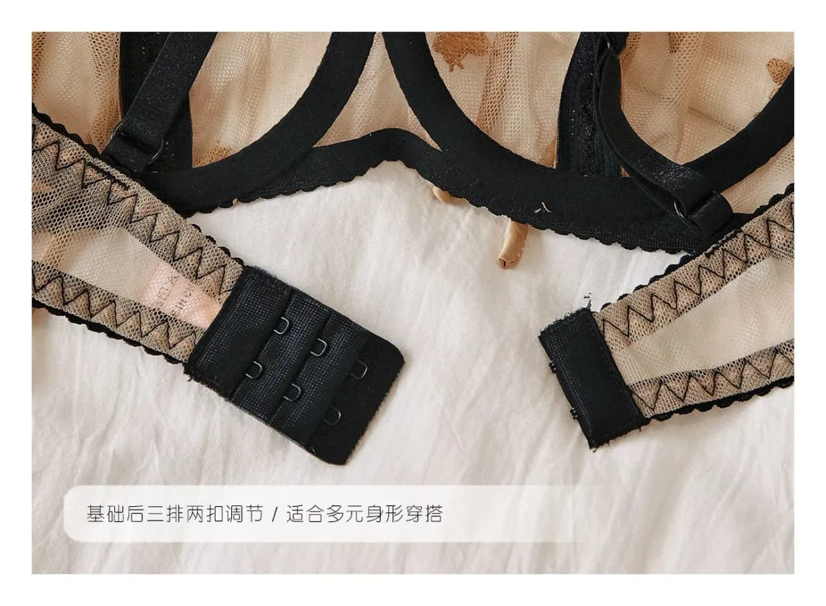 Delicate sense of lace girls underwear thin section bra women push up lagre size bra set ladies lingerie