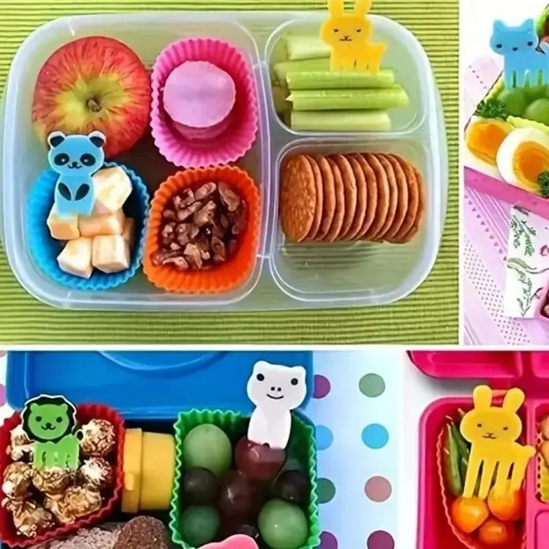 12/24Pcs Silicone Lunch Box Dividers Bento Lunch Box Dividers Lunch Dividers Dish Cups Salad Dressing For Kid Lunch Access〔CC11〕