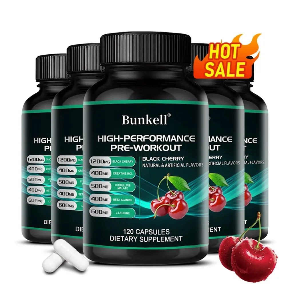 Creatine Monohydrate with Black Cherry - Muscle Growth - Exercise and Fitness to Improve Performance Muscle