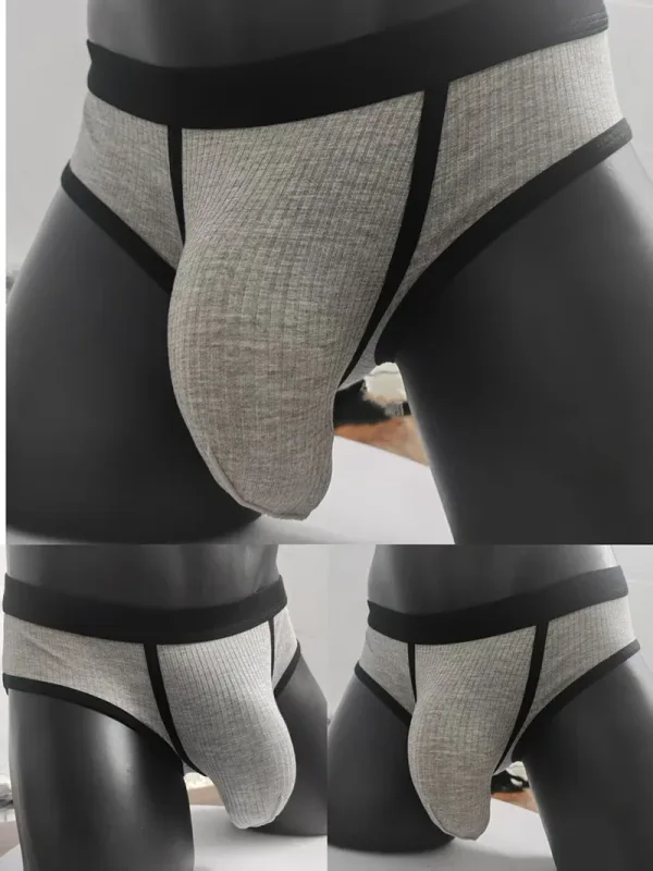 Herenslips met grote zakken zijn erg sexy. Sportondergoed met grote ruimte voor heren 3256810183240378