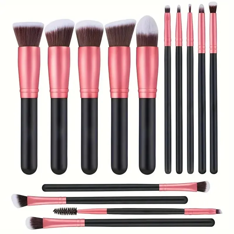 14-16PCS Professional Makeup Brushes Set Premium Makeup Kit Synthetic Hair Foundation Power Eyeshadows Blending Beauty Tools — image 8