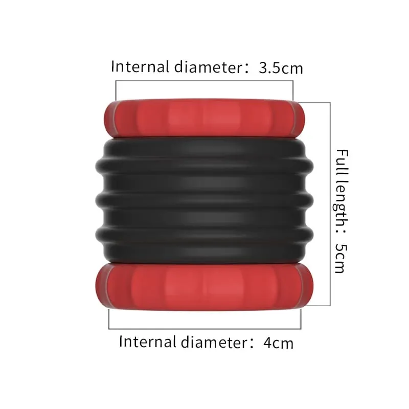 3pcs Male Penis Lock Cock Ring Set Erection Delay Time Ejaculation Penis Ring Enlargement Ball Stretcher Sex Toy for 18+ Big Man