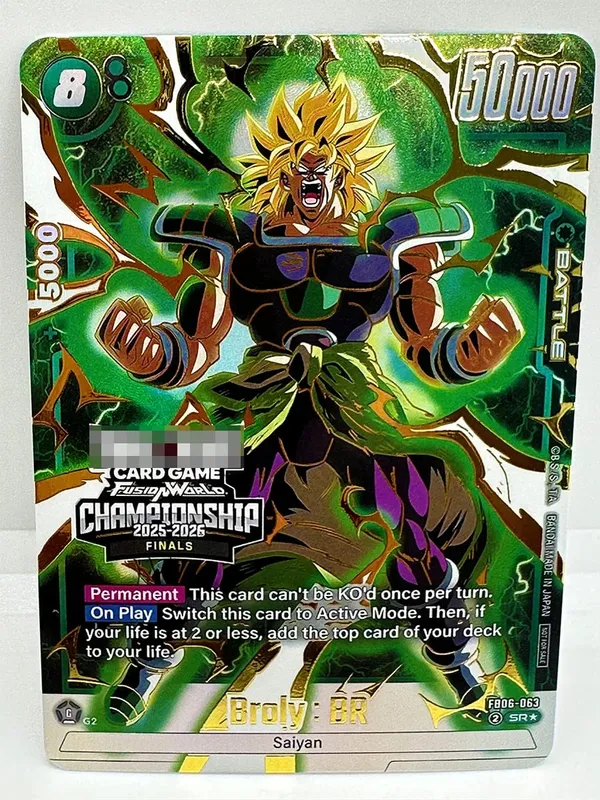 Super Card Game Fusion World Saiyan Goku Broli Toys Hobbies Hobby Collectibles Game Collection Anime Cards
