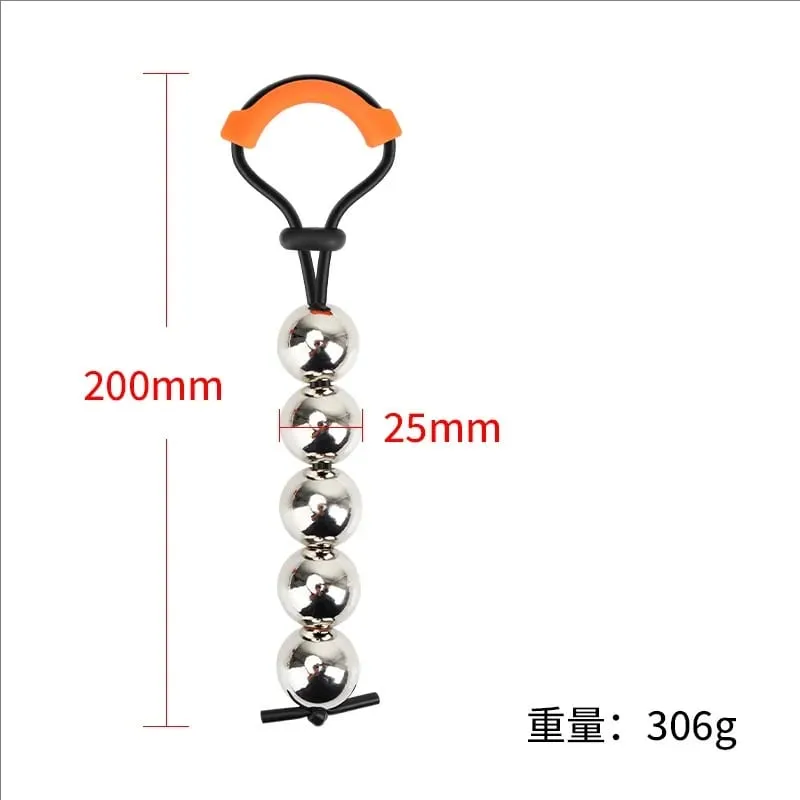 9 Size Male Penis Ring Glans Exerciser SM Penlie Device Weight Bearing Penis Extender Enlargement Stretcher Ball Sex Toy for Men