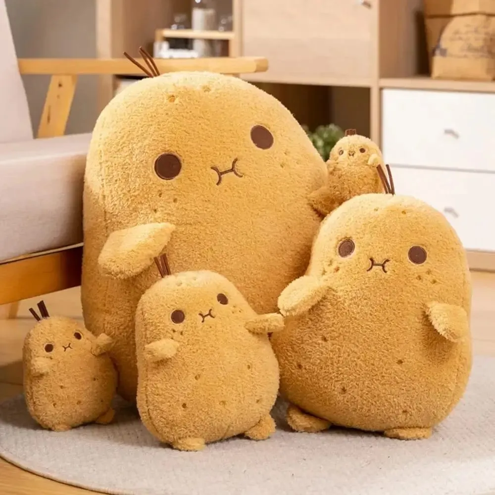PP Cotton Small Potato Plush Doll Fluffy Plush Stuffed Funny Food Plush Doll Soft Ins Plant Spud Throw Pillow Kid Girl Boy