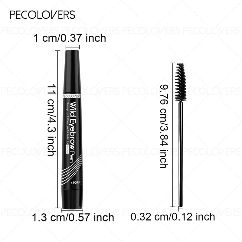 4PCS/Set Eyebrow Makeup Set - Waterproof and Smudge-proof Suitable for Eyebrow Tattooing Creating Well-defined Wild Eyebrows — image 5