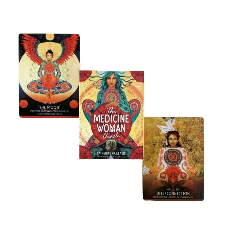 The Medicine Woman Oracle Cards Divination Deck English Vision Edition Tarot Board Playing Game For Party — image 2