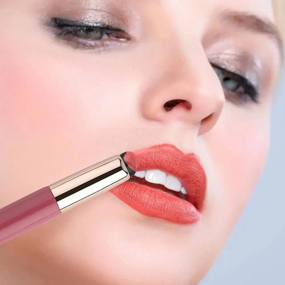 Silicone Lip Brush With Cover Cap Concealer Brush Like Fingertips Q Soft Lipstick Makeup Brushes Round Head No Broken — image 3