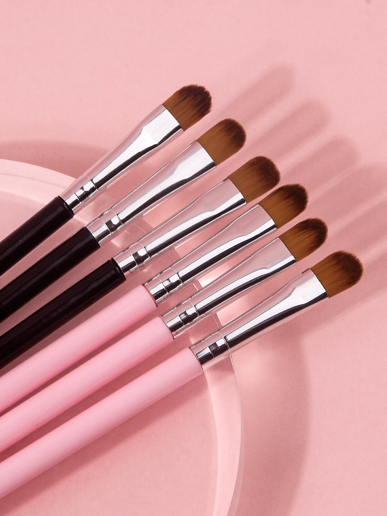 6PCS Multifunctional Eyeshadow Brush Set Precision Detailing Concealer Blending Shading Brushes for Makeup & Nail Art Tools