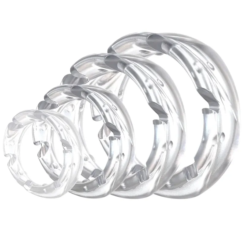 Cock Ring Reusable Silicone Penis Ring Delayed Ejaculation Penis Enlargement Dick Enlarger Semen Semen Lock Ring Sex Toy Men