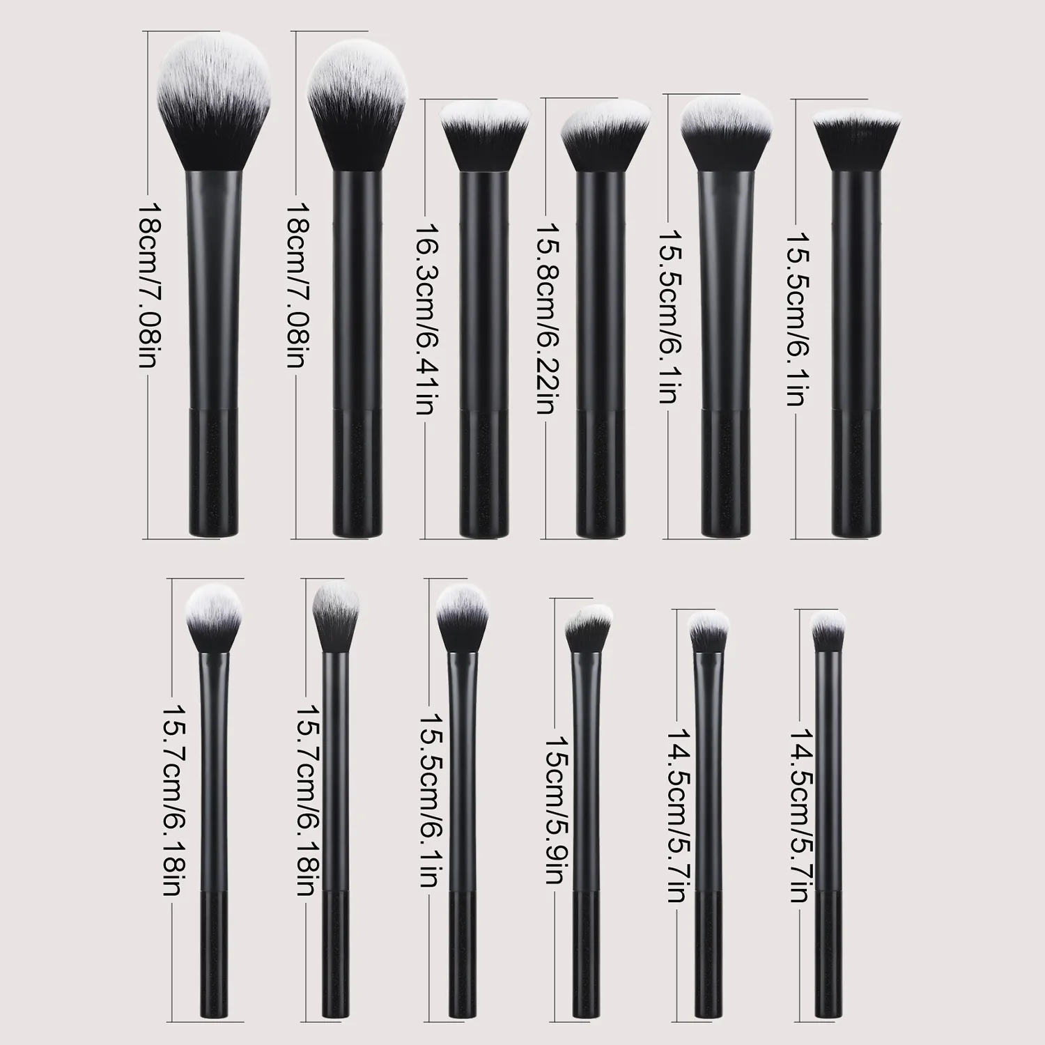 Makeup Brush Sets 12pcs Creative Professional Multifunctional Cosmetic Brushes For Making Up Supply