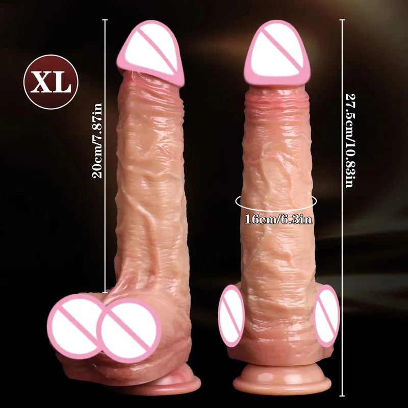 Dildo realistik kulit gelongsor kulup buah zakar dildo untuk wanita melancap dubur rangsangan faraj tali silikon mainan seks