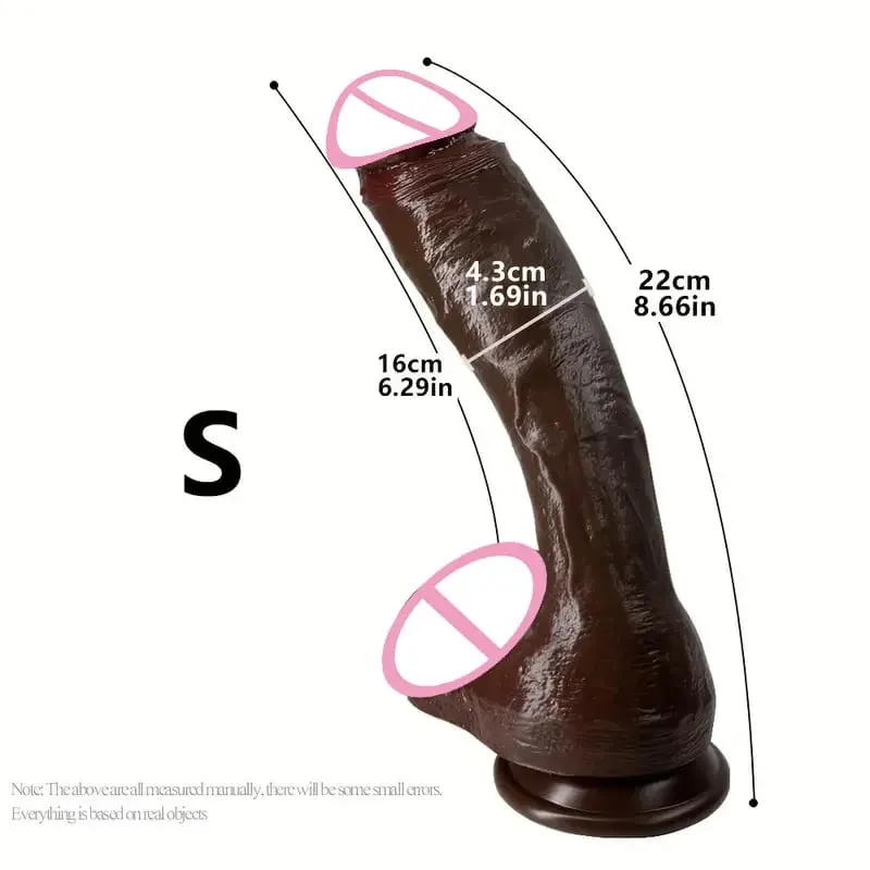 Super Long Skin Dildo Silicone Penis Realistic Cock For Women Masturbator Makeup Penetration Anal Strapon Dick Adults Sex Toys
