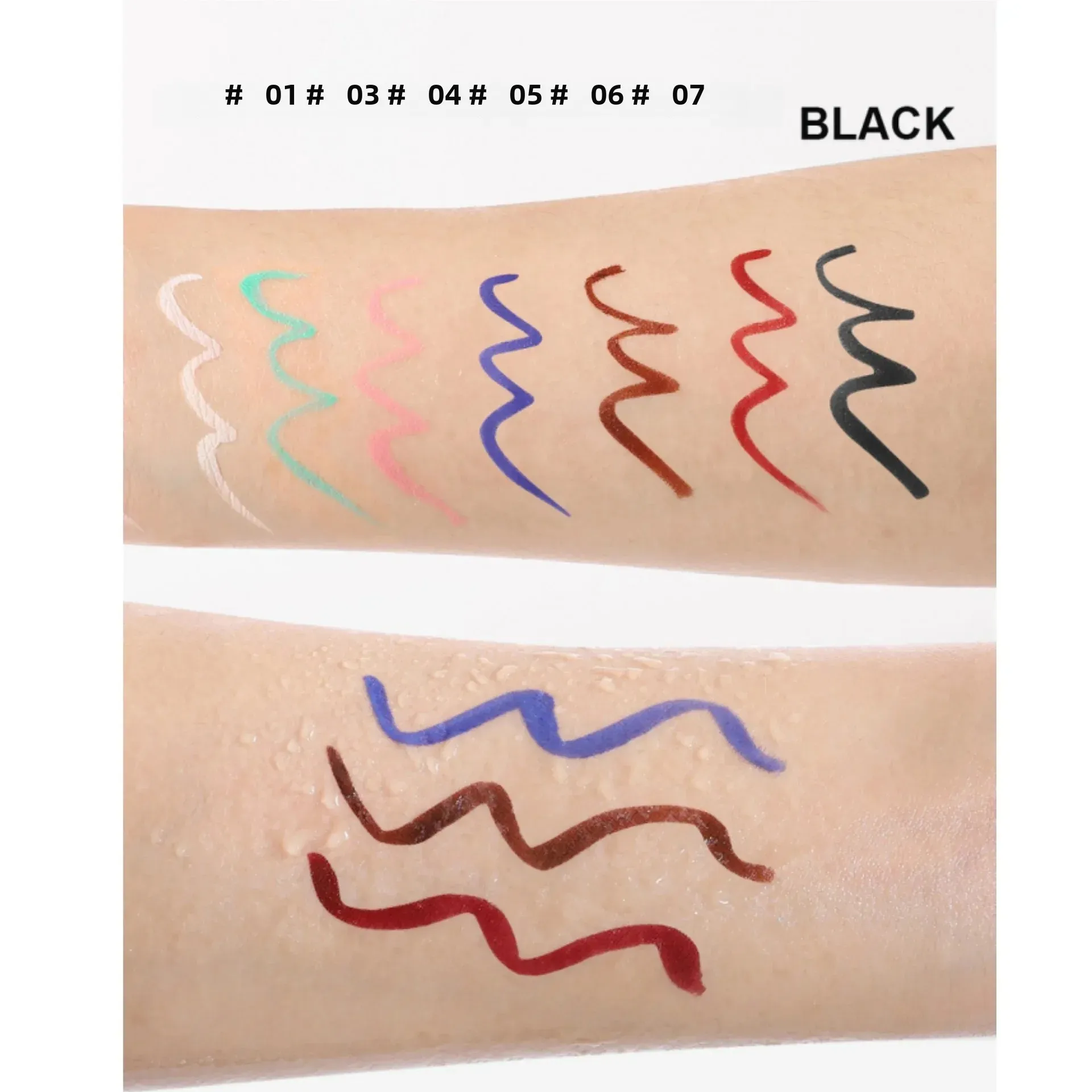 Long Lasting Triangle Liquid Eyeliner Stamp Waterproof Quick Dry No Smudging Eye Cosmetics Tool for Professional Makeup