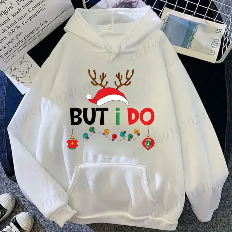Casal natal combinando hoodies conjunto eu não faço combinando roupas de natal impressão camisolas natal festa de família combinando topos — image 11