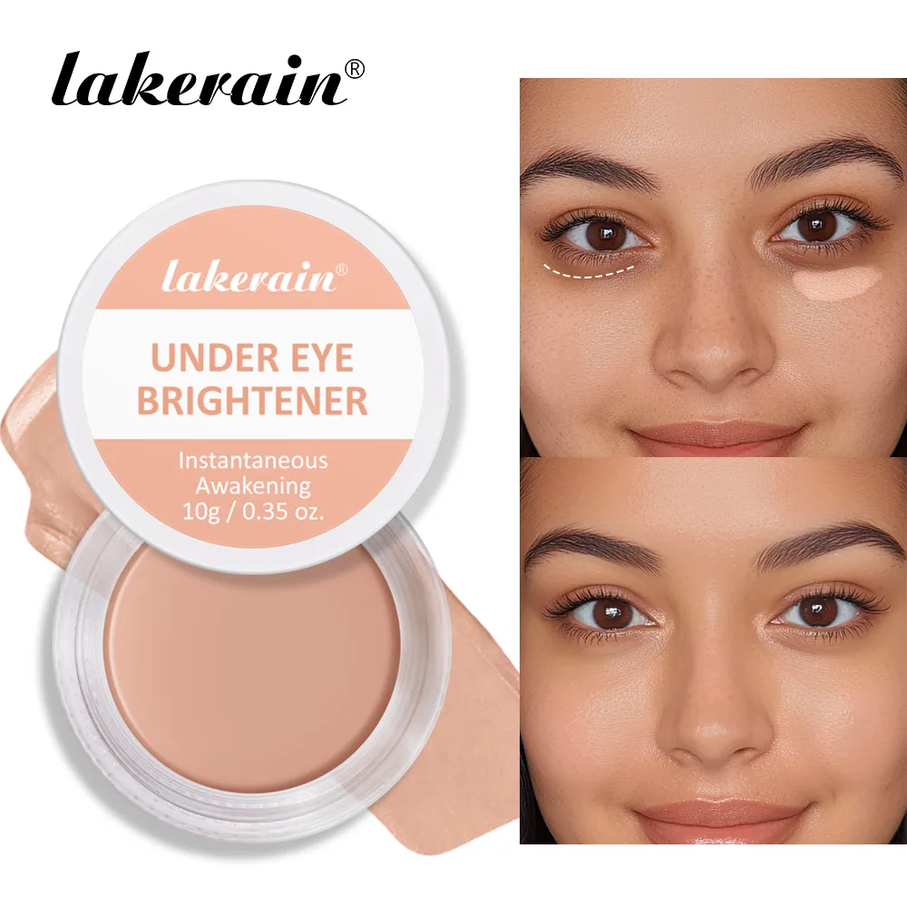 Lakerain Under Eye Brightener Concealer Cream Hydrating Brightener Concealing Highlighting Coverage Color Correction Cosmetics — image 1