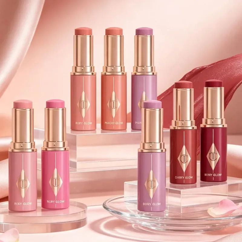 Charlotte Tilbury CT Blush Set Blush Liquid Blush Cushion Pen Two-color Highlights 4-Colors Blush Platte Makeup Cosmetic Beauty