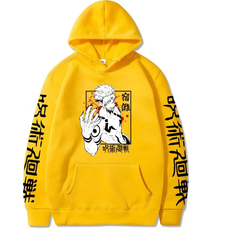 Ryomen Sukuna Hoodies Graphic Printing Sweatshirts for Fans Casual Long Sleeve Men/Women Clothing Sudaderas Hip Hop Hoody — image 2