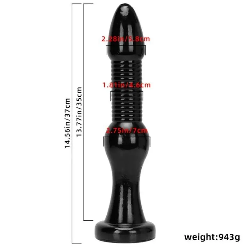 Huge Anal Plug Dildos Stimulate Anus Vagina ButtPlug Big Penis Prostate Massage Anal Dilator with Sucker Sex Toys Masturbator 18
