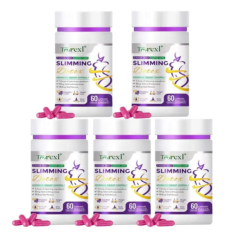 [60 Kapseln] Kassiasamen- und Lotus-Abnehmpillen – natürlicher Fatburner für Frauen | Klinisch getestete, sichere Formel zum Abnehmen