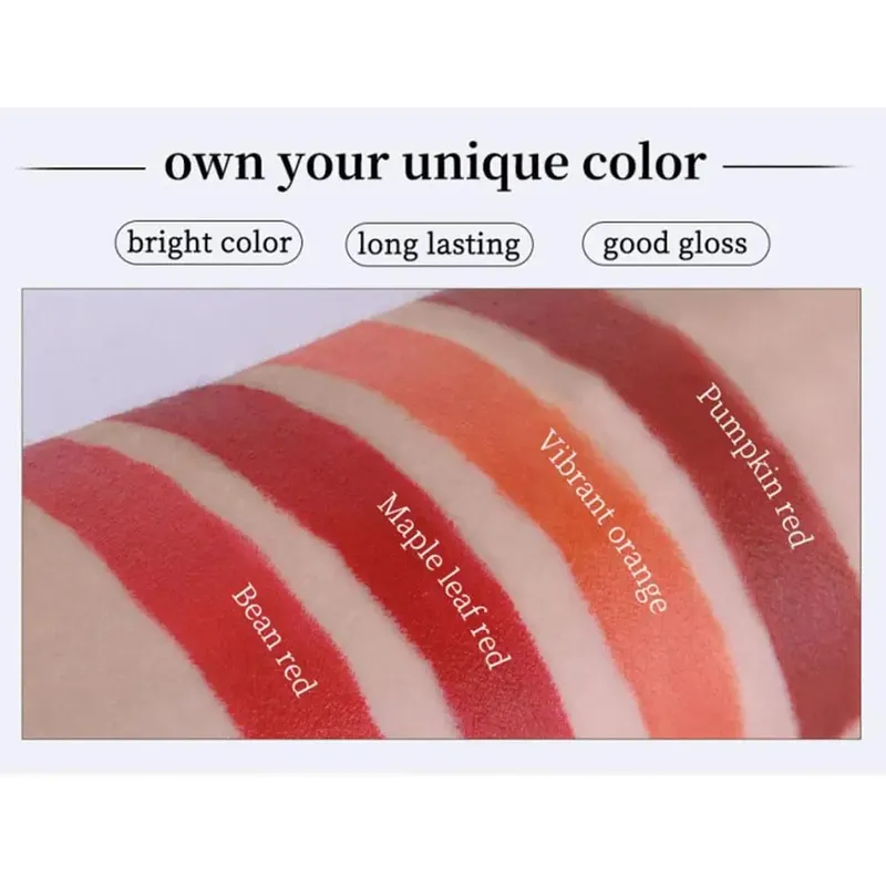 Matte Velvet Lipstick Set Waterproof Long-Lasting Non-Stick Cup Lip Gloss Cosmetics for Women 4 pcs Convenient to Carry — image 4