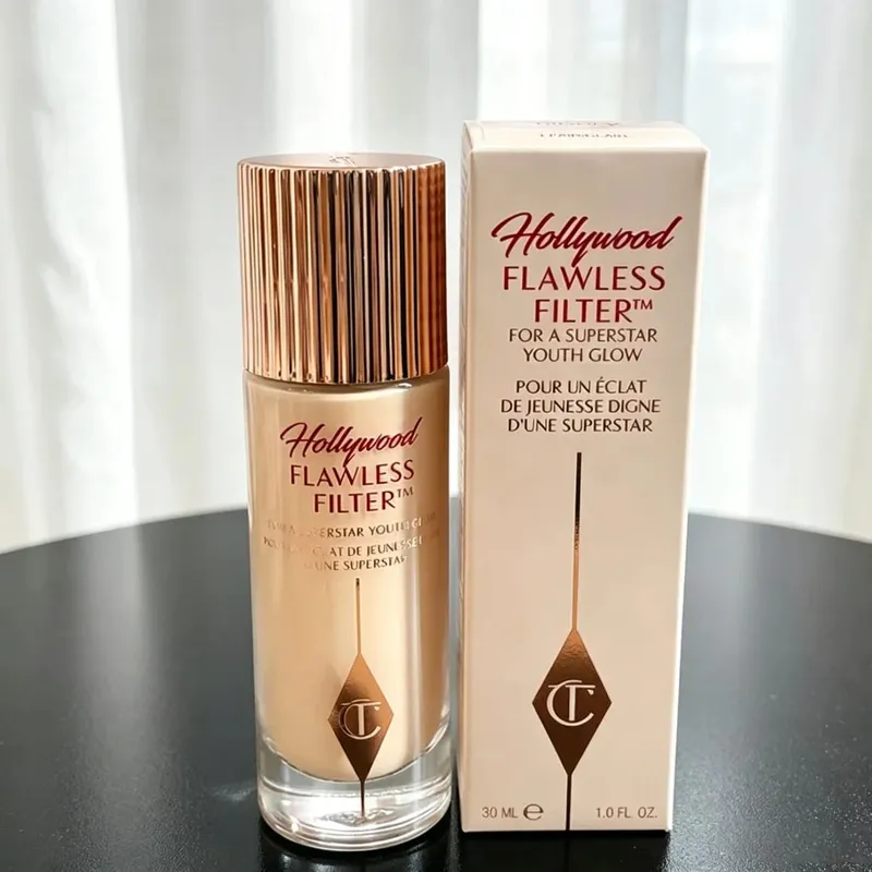 Charlotte Tilbury Concealer Foundation Contour Liquid Smooth Enhances Facial Contours Plump Makeup Long-lasting Makeup With Box