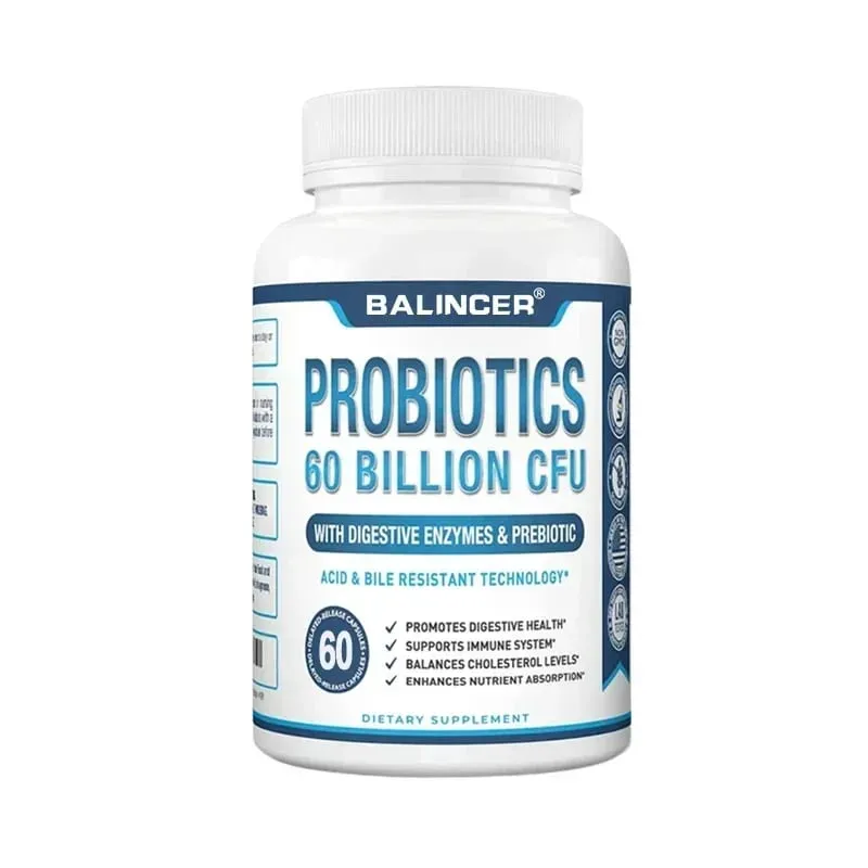 Probiotic + Prebiotic Supplements - Contains Digestive Enzymes To Support Digestive Health and The Immune System — image 9