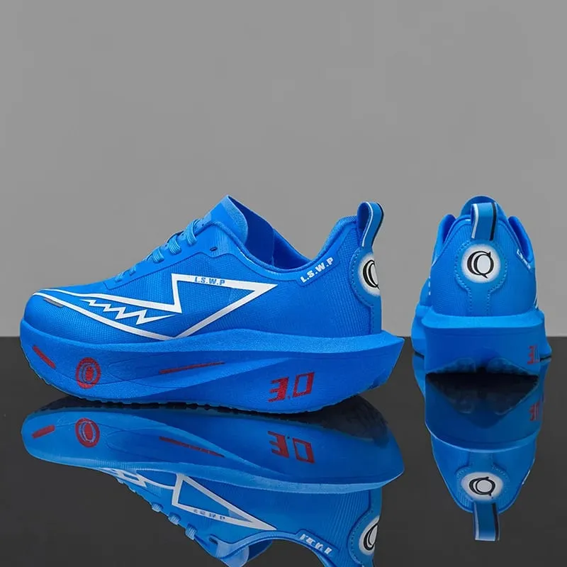 Men's Casual Sports Shoes Soft-Soled Road Running Shoes Lightweight Breathable Non-Slip Wear-Resistant Trendy and Versatile Daily Jogging Sneakers