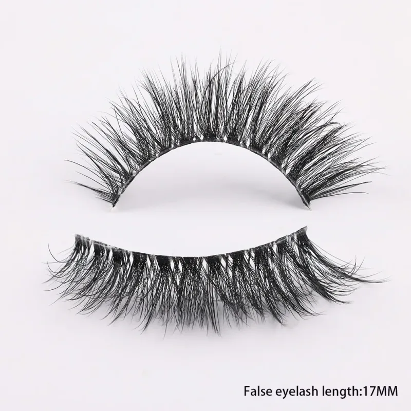3D Mink Lashes Transparent Band False Eyelashes Natural Fake Eyelash Anime Winged Clear Band Lashes Manga Lashes Makeup