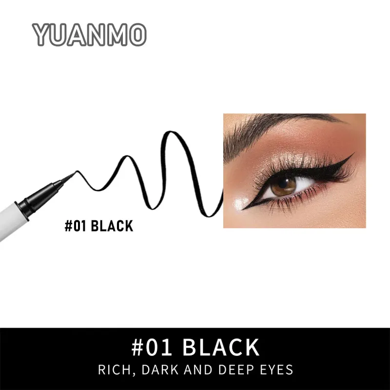 Long-lasting smooth matte finish water-resistant and stain-resistant liquid eyeliner pen eye makeup eyeliner cosmetic product