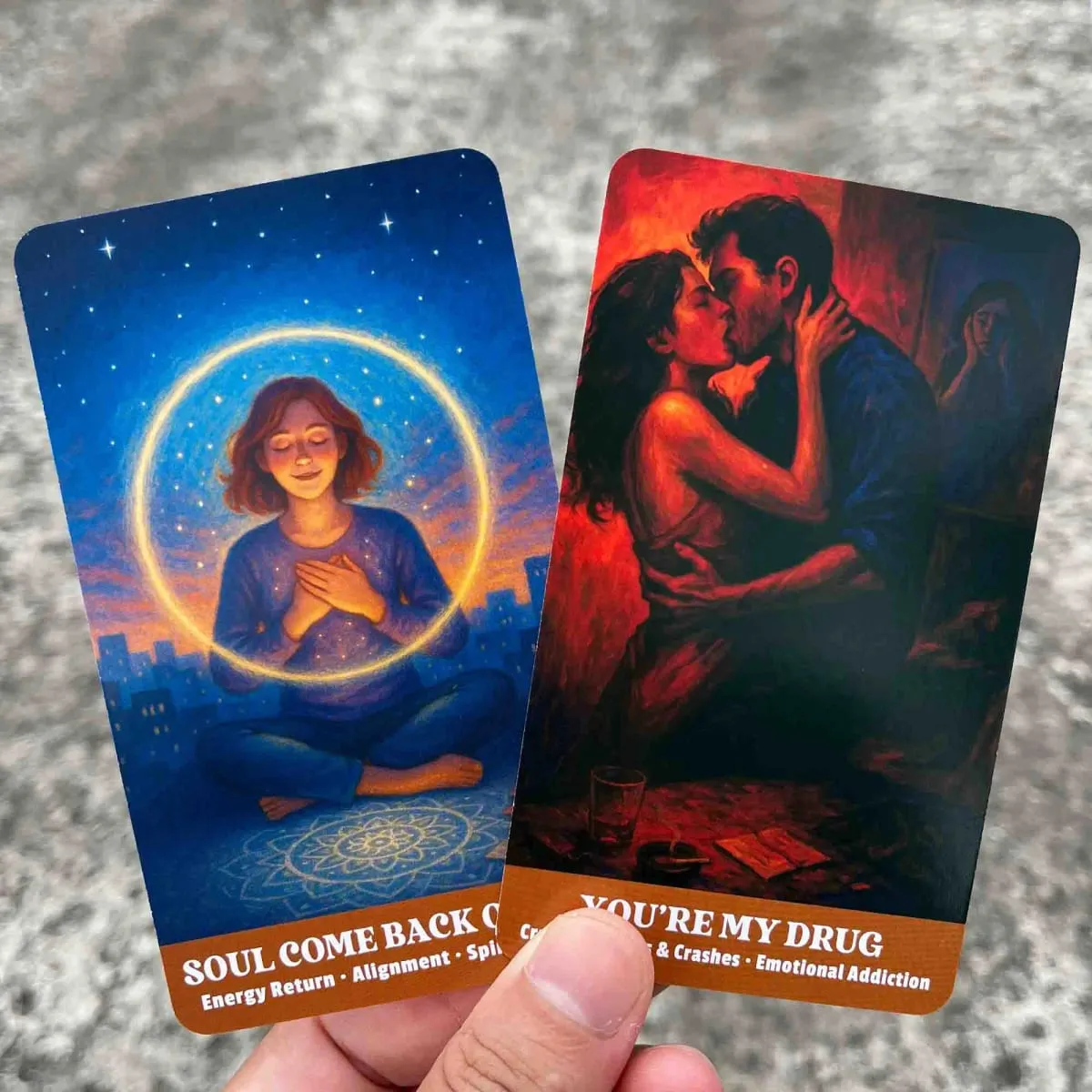 Messy Truth Card 54 Deck 13x8 Cm Tarot Divination Game for Ages 14+ Discover Your Path to Overcoming Challenges Card Games