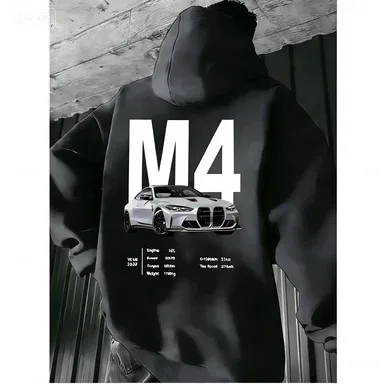 Mode Män Dam Unisex F40 Car Hoodies 2025 Höst Vinter Fritidströjor JDM Streetwear Hoody Toppar herrkläder