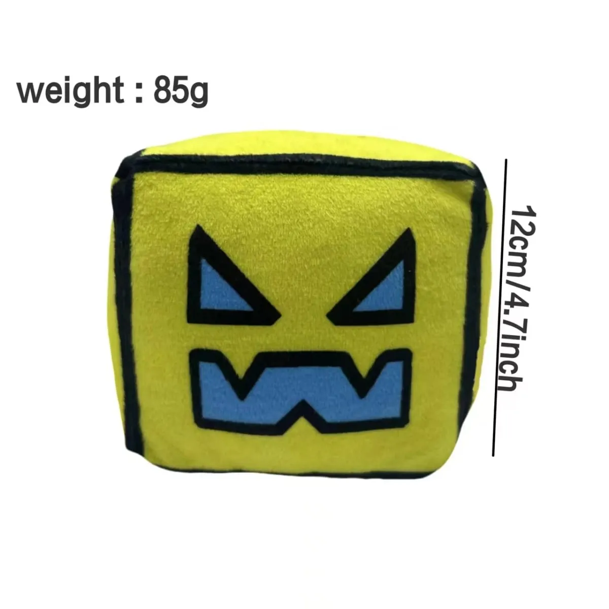 Geometry Plush Toy Cube Volume Wood Stuffed Animal Plushie Doll Toys for Kids and Gaming Fans Children's Day Birthday Gift